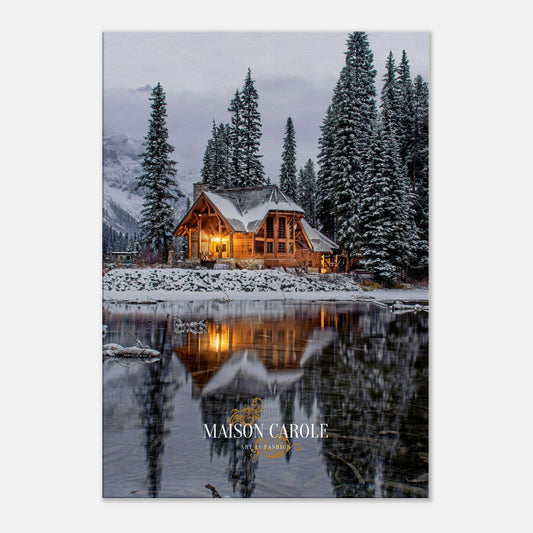 Winter house in Canada, Emerald Lake, Canada