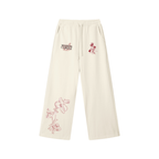 Contrast Tape Straight-Leg Sweatpants