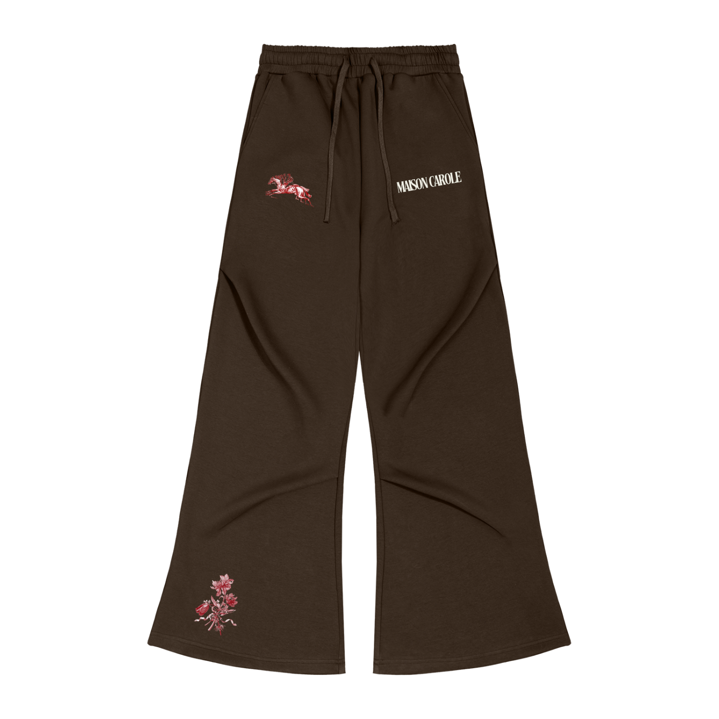 Wide Leg Drawstring Sweatpants