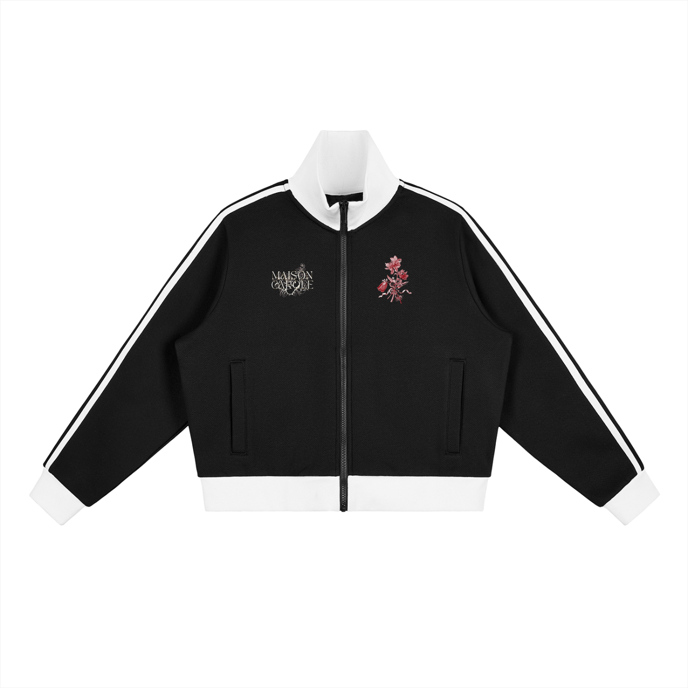 track jacket black